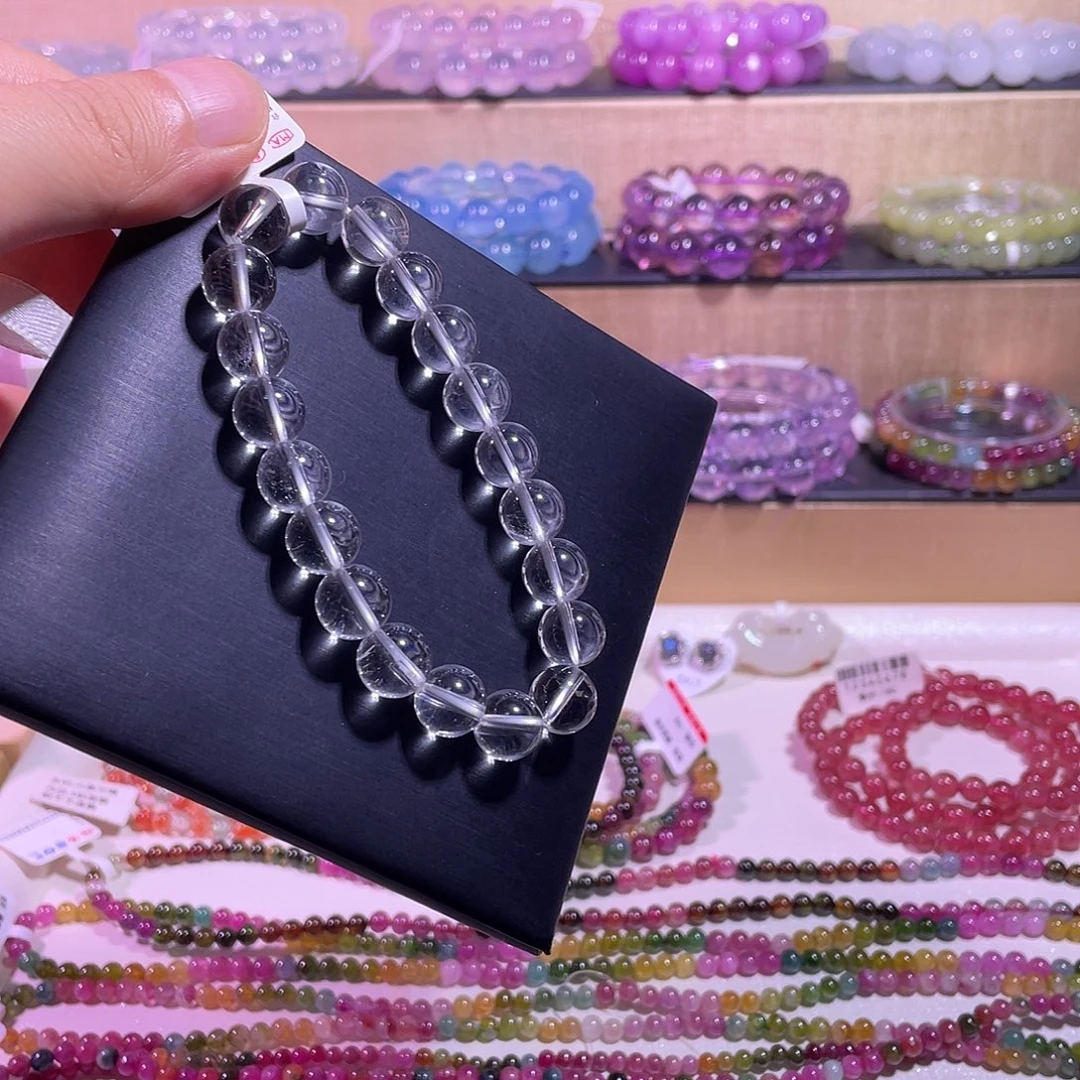 手链未镶嵌水晶天然白水晶10m