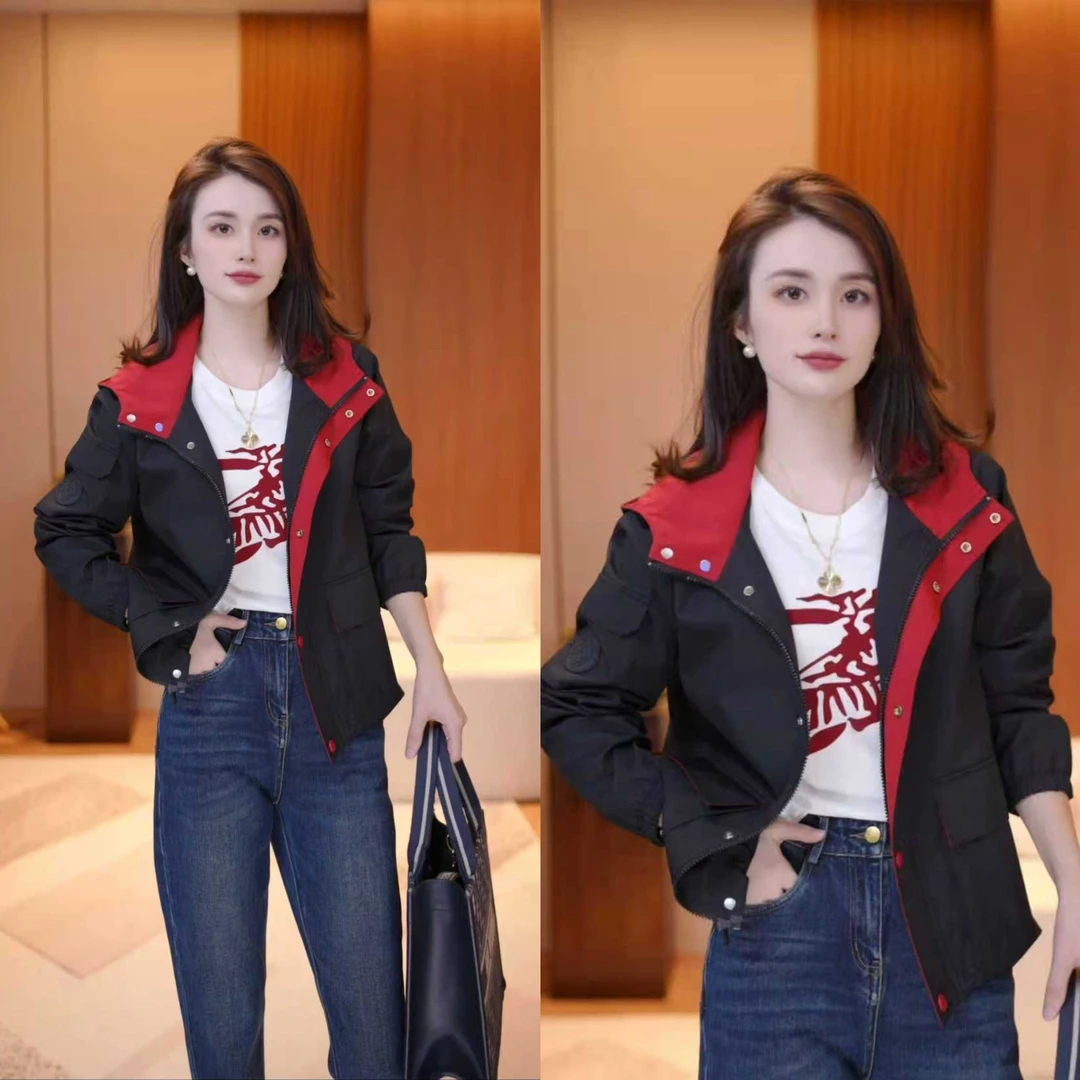 JDND轩羽【九天揽月】设计师款连帽撞色休闲百搭外套XY25443