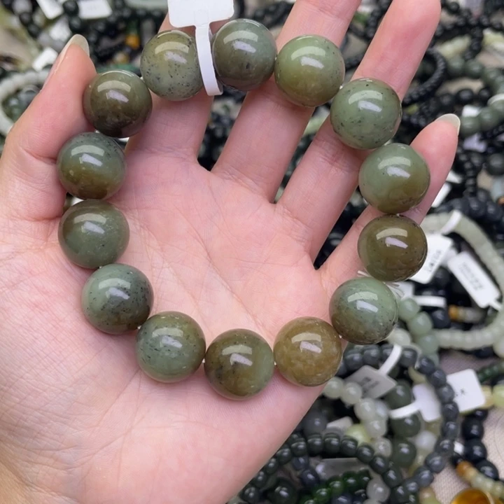 和田玉未镶嵌手链