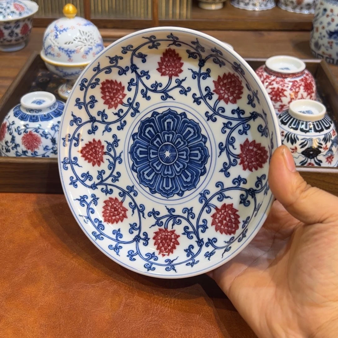 陶瓷摆件景德镇陶瓷茶器百宝箱