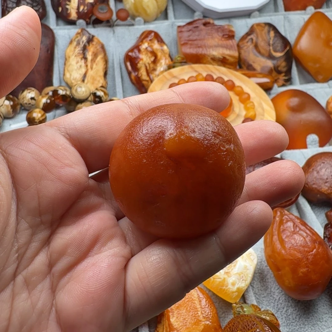 定制琥珀未镶嵌海漂