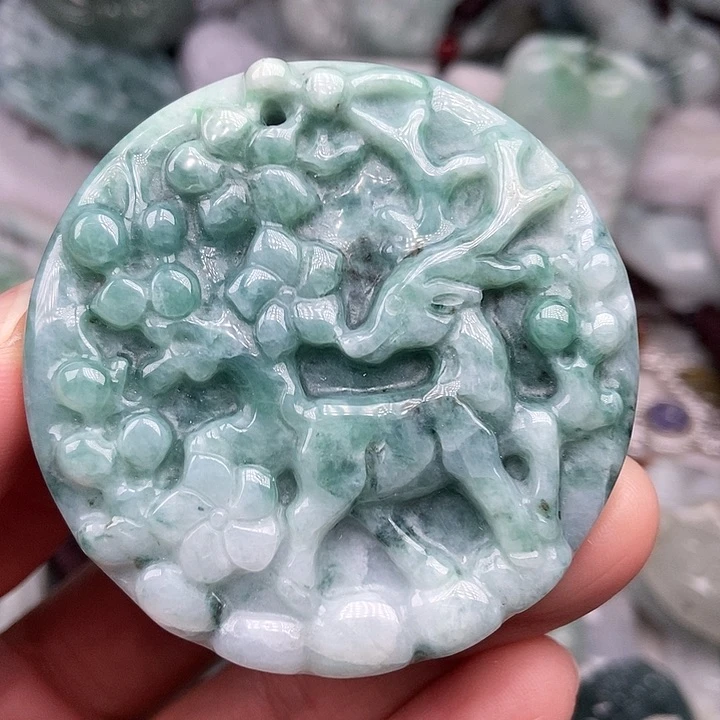 颈饰未镶嵌翡翠翡翠