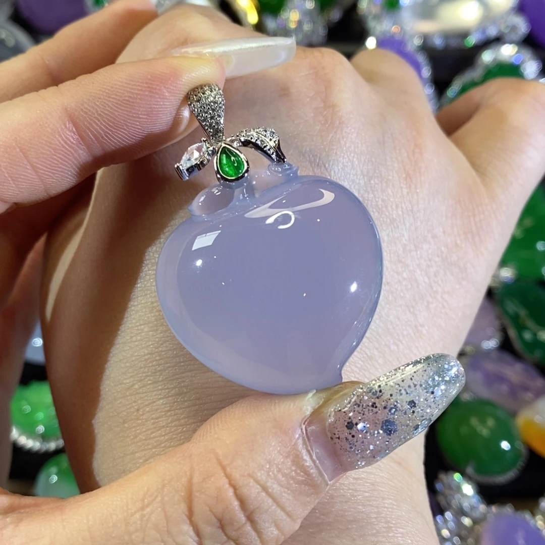 夷***祖玛瑙/玉髓银S925镶嵌颈饰