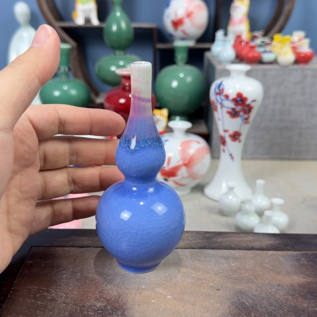 陶瓷手工小花器摆件