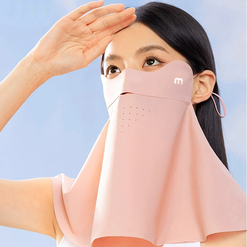 MOSIONDGE【2025新款】成人防晒口罩面罩防紫外线遮