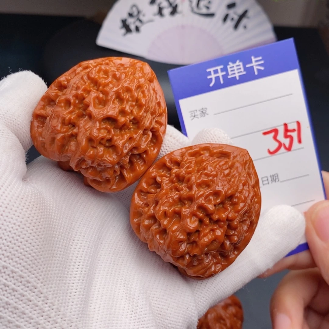 把件文玩核桃45官帽351