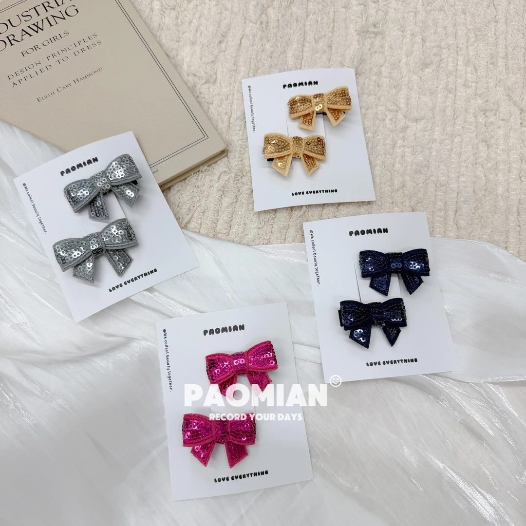 毛绒蓬松小花朵发夹鸭夹少女心简约宝宝儿童甜美发夹发卡可爱手工