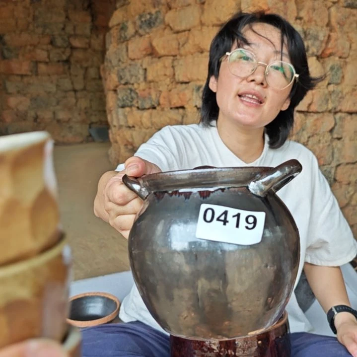 米***麻0419，罐子手工拉坯柴火烧制