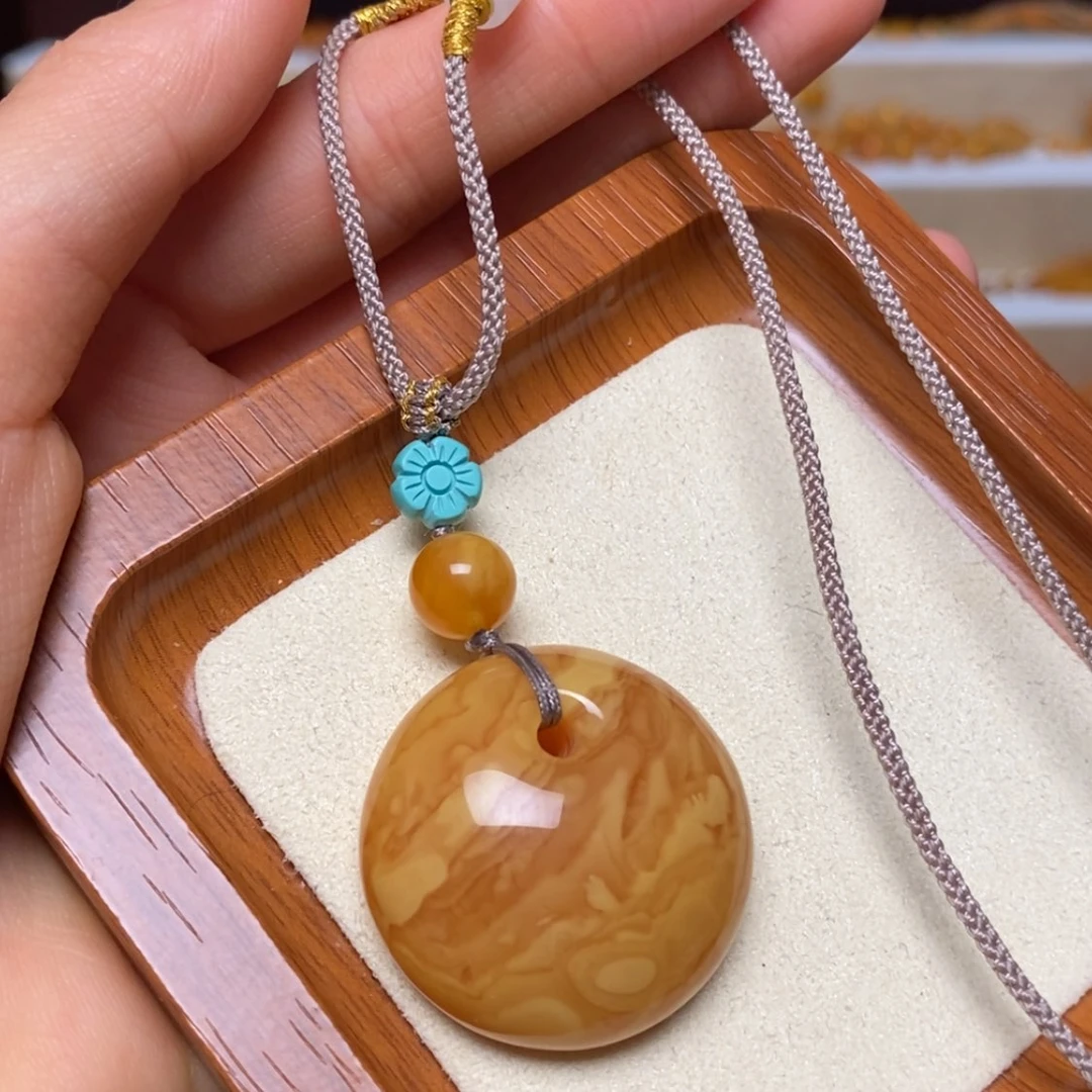 【闪购商品】未镶嵌颈饰蜜蜡项链