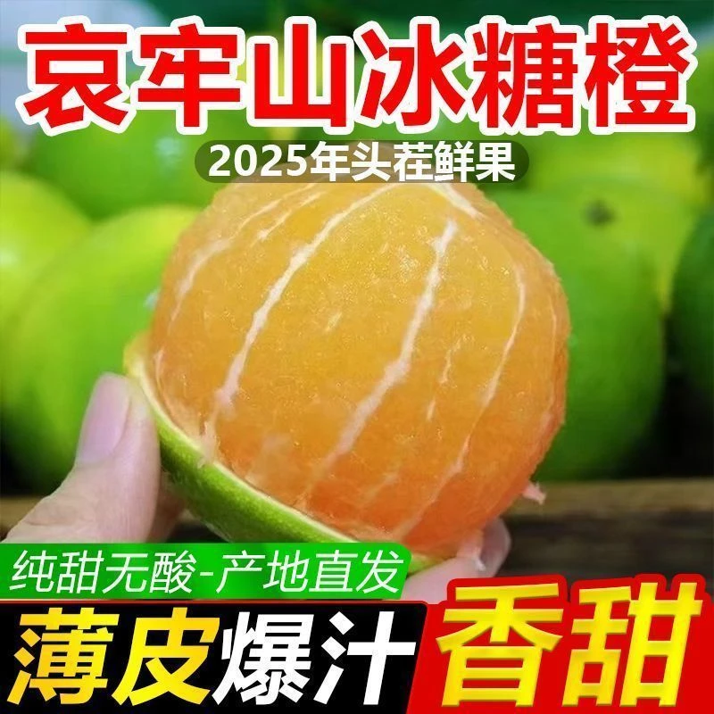 2025现摘云南青皮冰糖橙2-5斤清甜多汁新鲜应季水果 皮薄香甜 HH