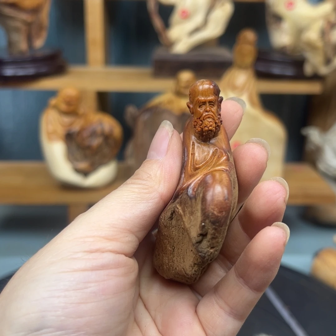 木独*崖柏木摆件手把件