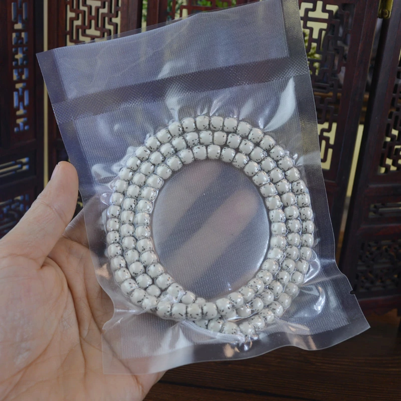 海南星月菩提老型新籽大留白河豚顺白长串108颗手串