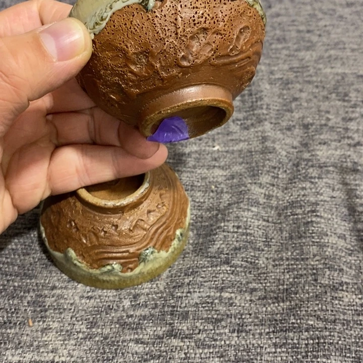 紫砂茶杯非常漂亮好看的花瓶
