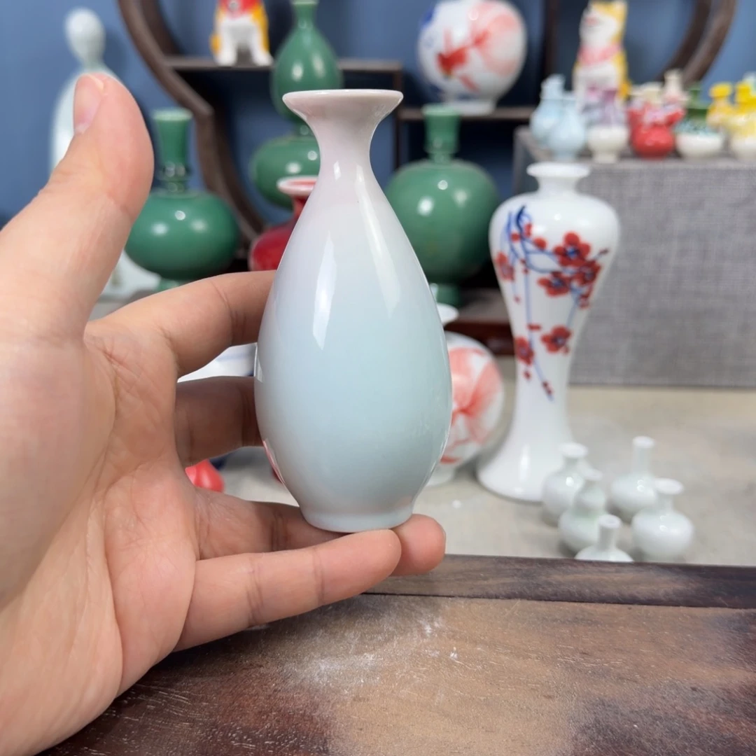 陶瓷手工小花器摆件