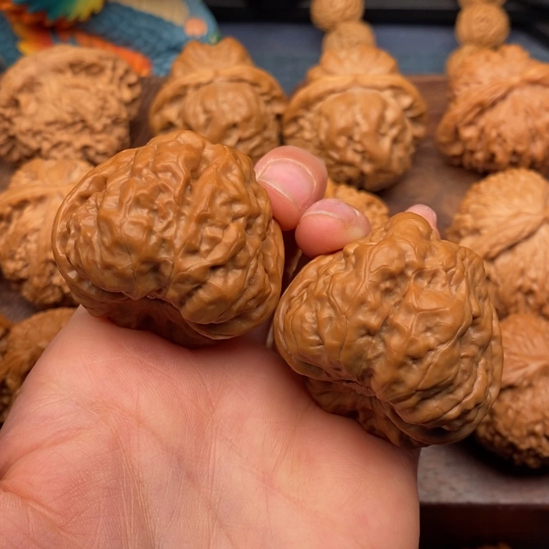 文玩核桃把件杰*姆41开背肌肉蛙