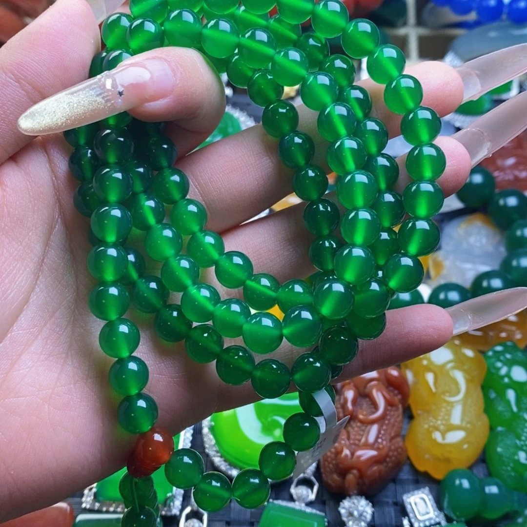 金***哥玛瑙/玉髓未镶嵌手链