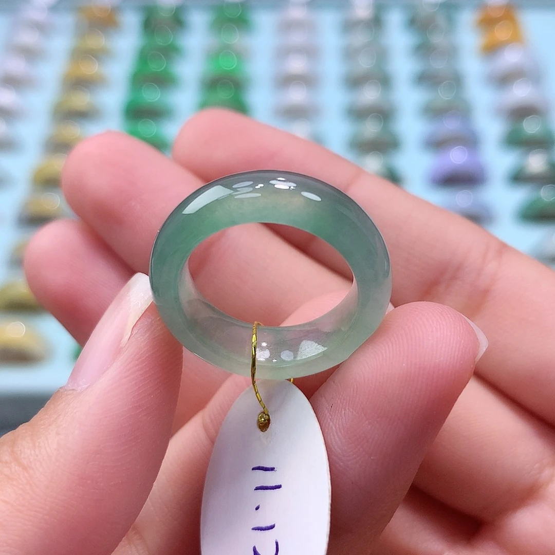 未镶嵌戒指翡翠1112圈