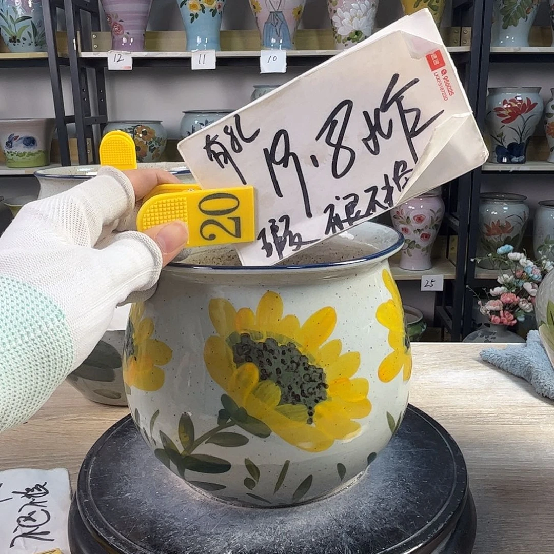 罐1tc景德镇陶瓷花盆
