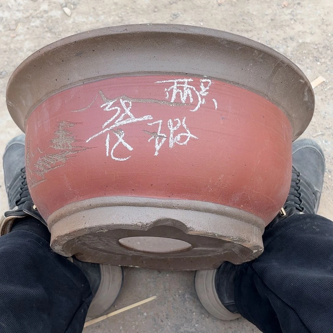 紫砂宜兴紫砂花盆，现货发