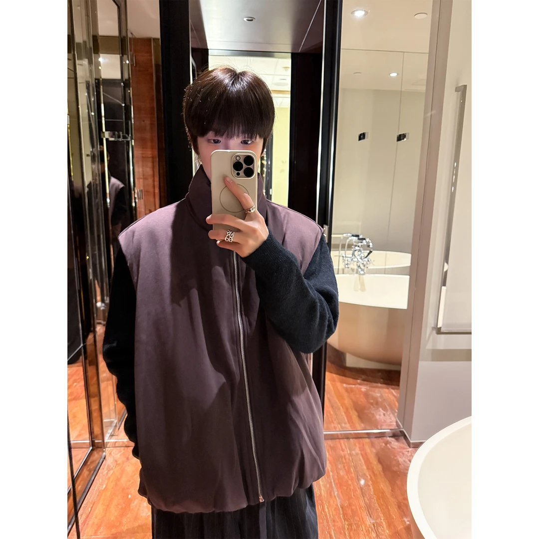 高林凡 基础款加厚百搭休闲立领马甲男女同款