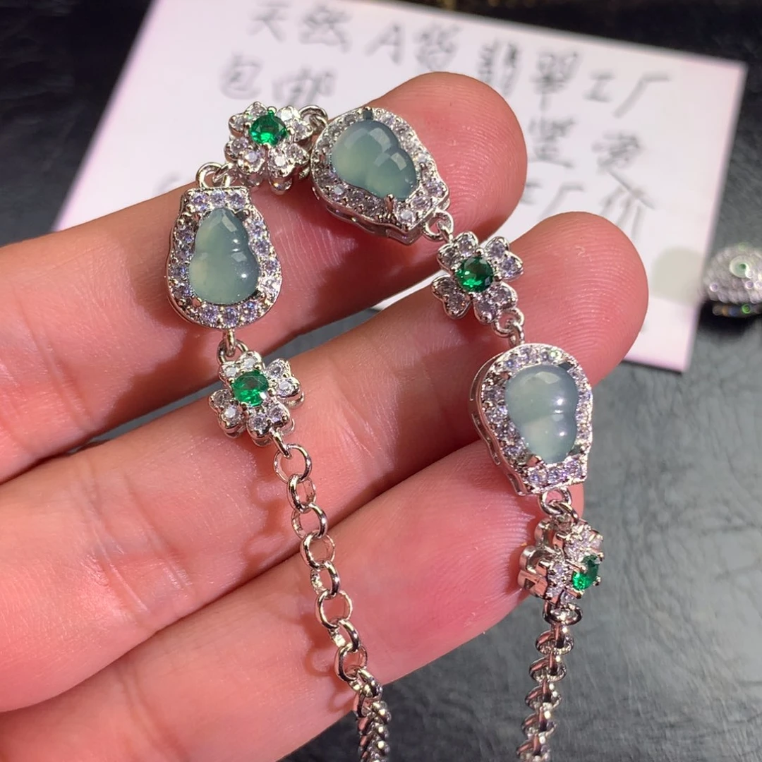 翡翠颈饰未镶嵌葫芦手链