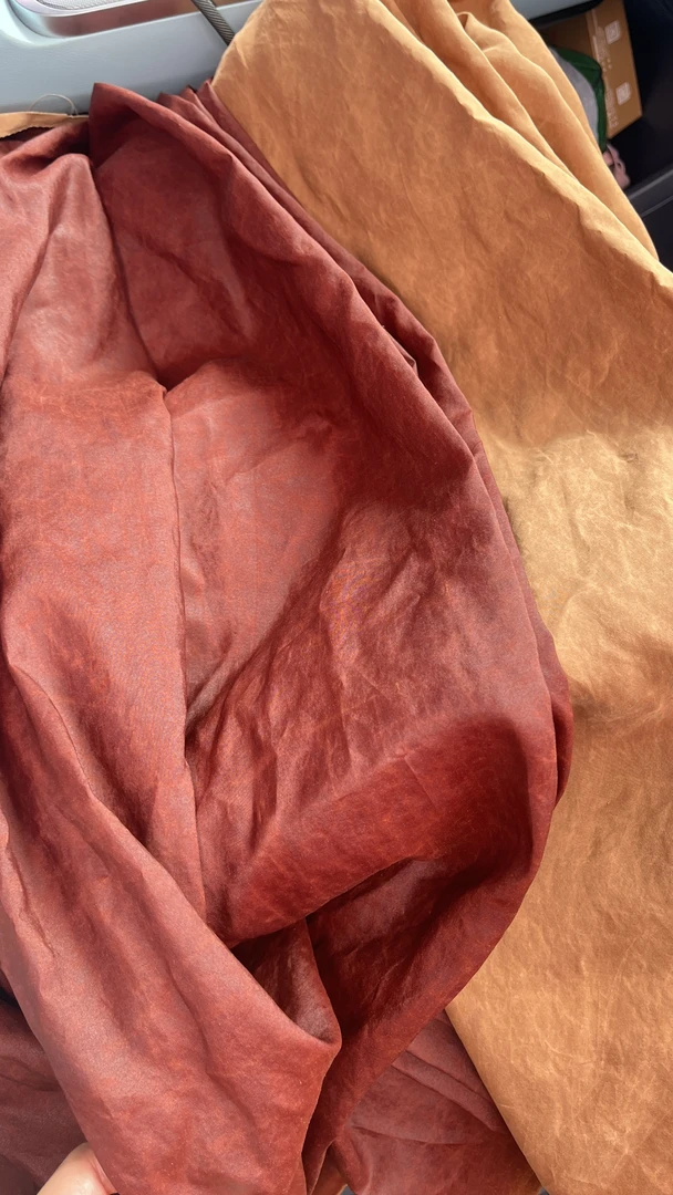 非遗定制红云纱27姆米112幅宽面料，裁剪后不退不换【曾小娘】M0001