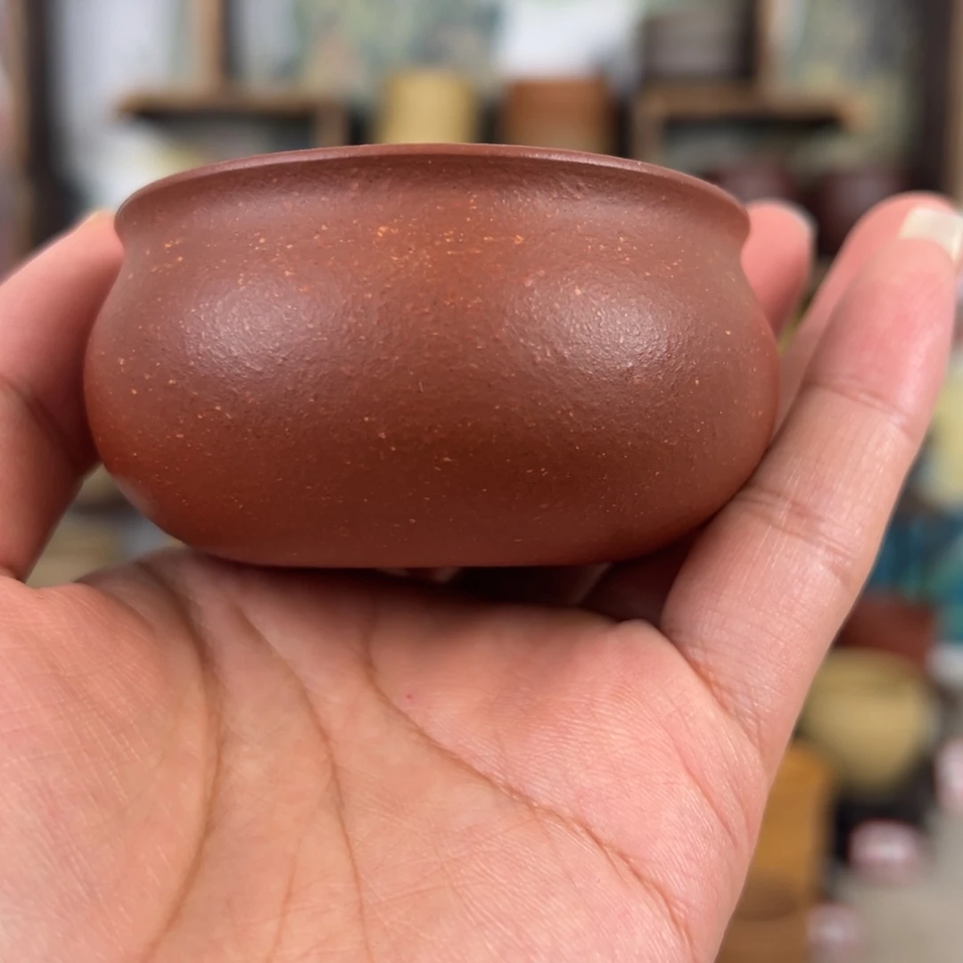 紫砂茶杯拙器甄选，纯原本矿。