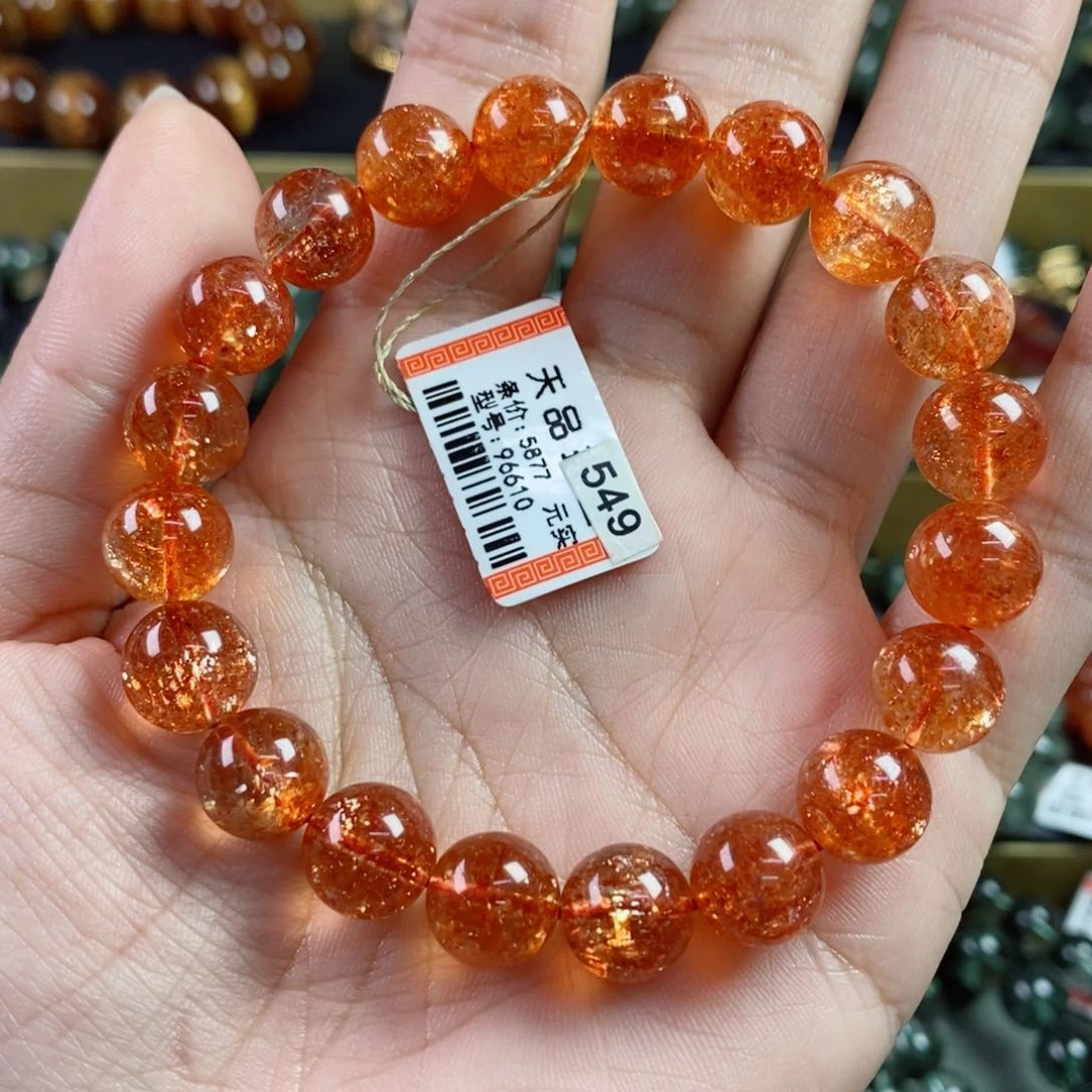 长石手串未镶嵌金太阳96610