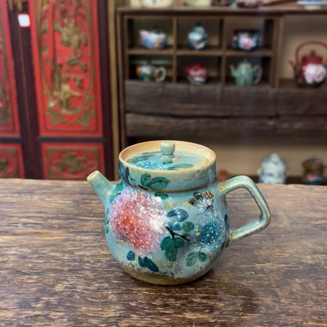 柴烧手工手绘陶瓷