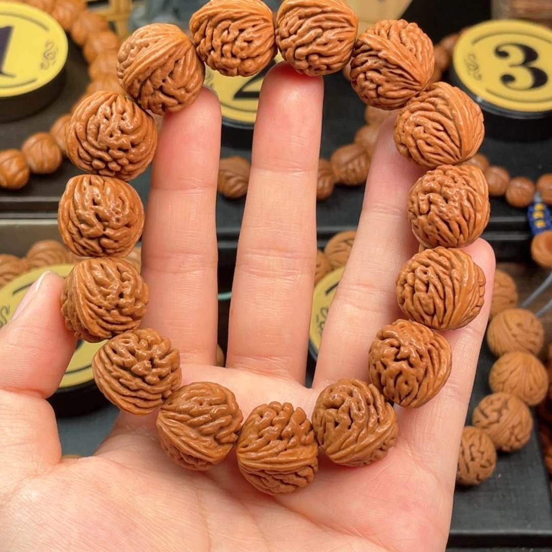 吊坠桃核刺龙纹19