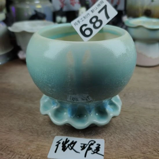 景德镇手工高温陶瓷：内口8.5高10