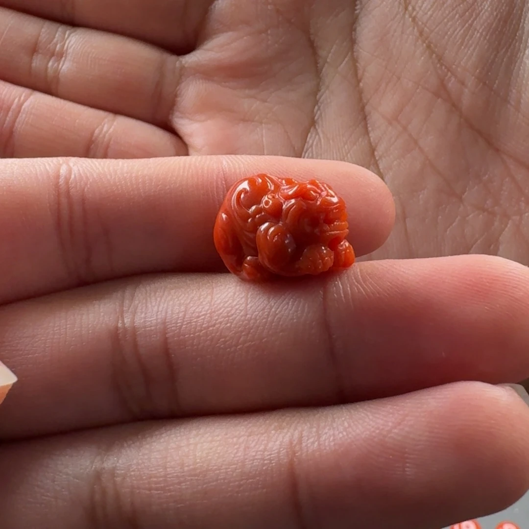 南红玛瑙未镶嵌貔貅15.9*12.2*11.4mm