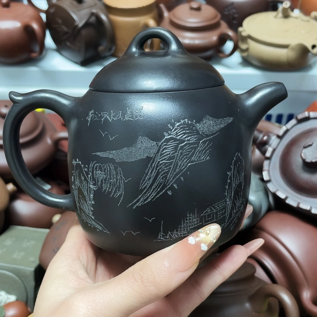 茶壶紫砂400cc宜兴紫砂壶