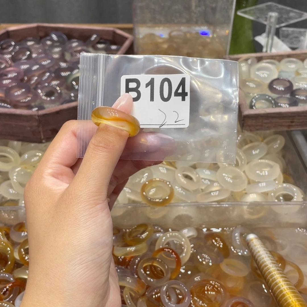 玛瑙/玉髓未镶嵌戒指104