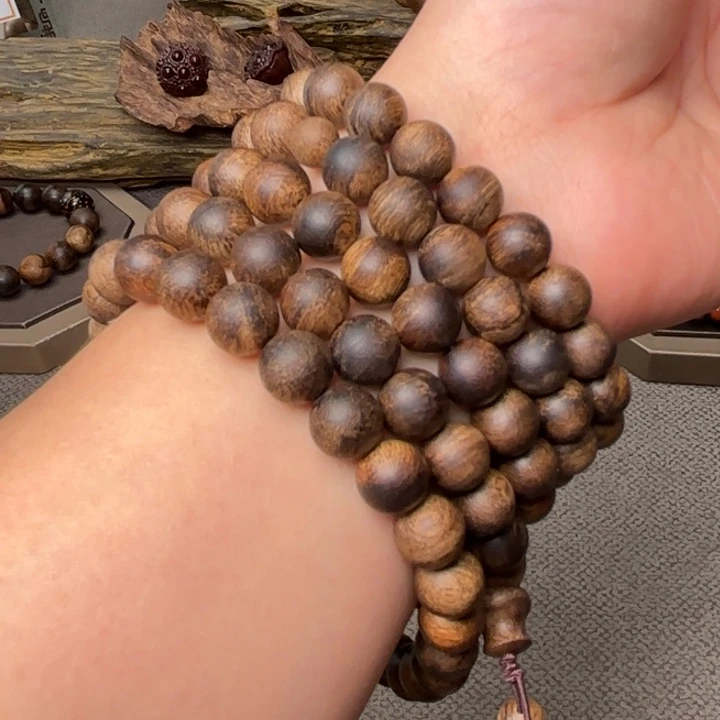 手串沉香越南芽庄限量白棋楠 0.8✖️108