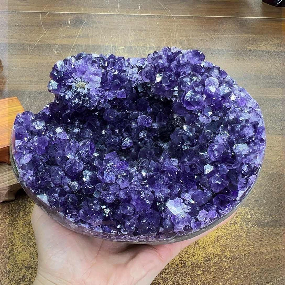 紫晶摆件未镶嵌晶体