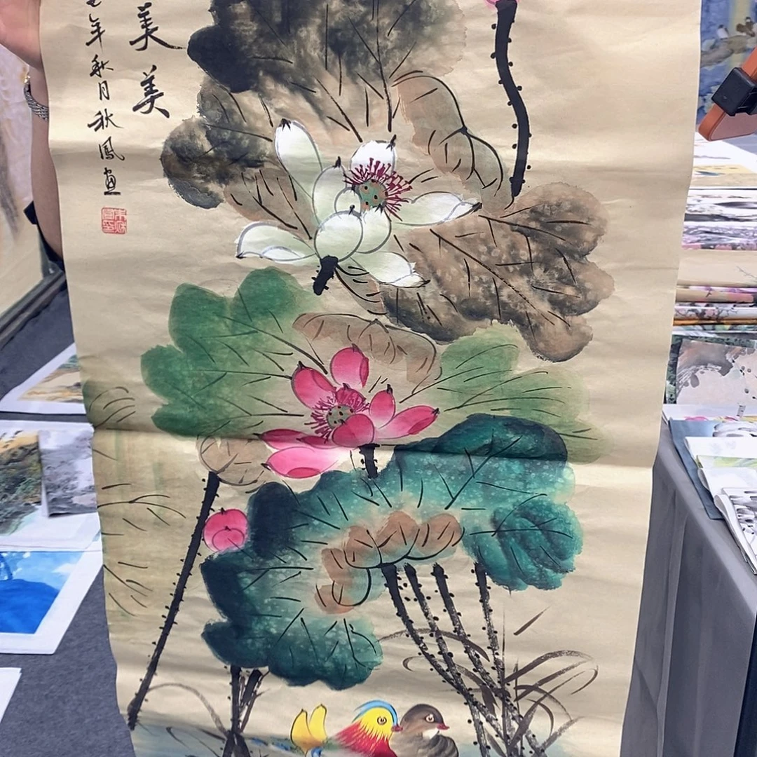 国画国画手绘作品