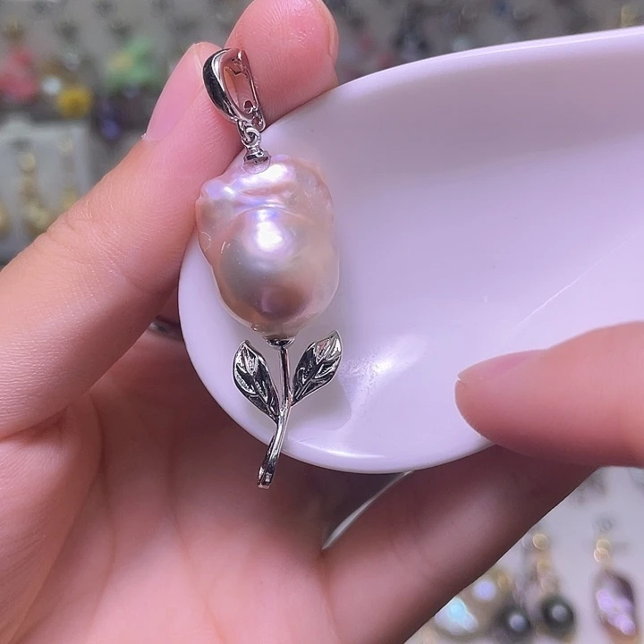 颈饰合金淡水珍珠26