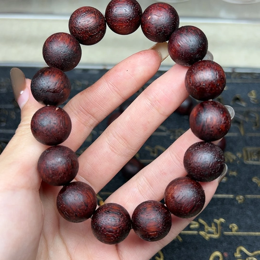 藤类降真香15圆珠东枝红油麻丝