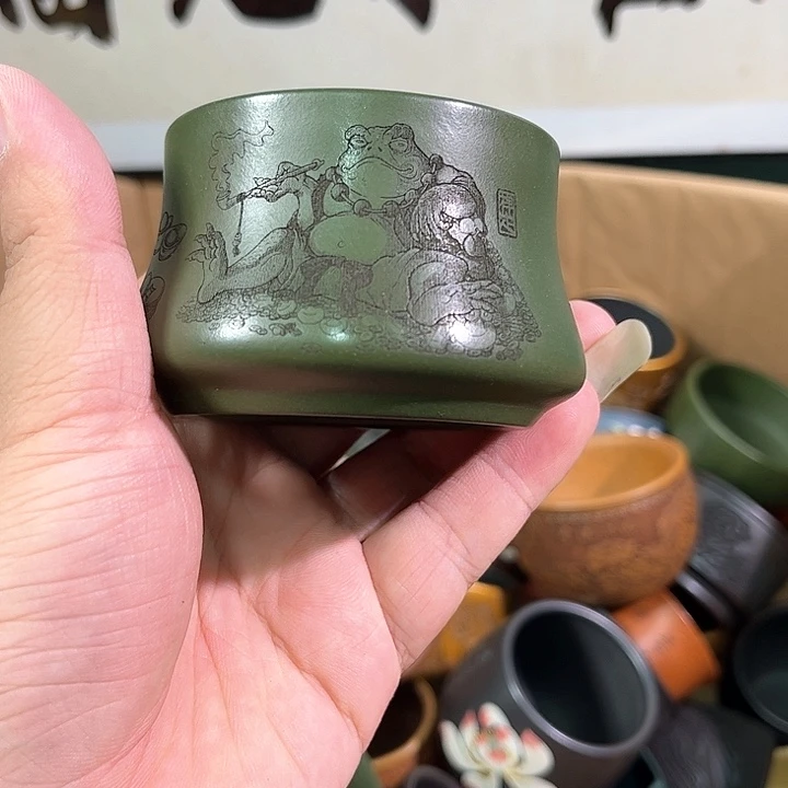 茶杯紫砂全手工紫砂主人杯