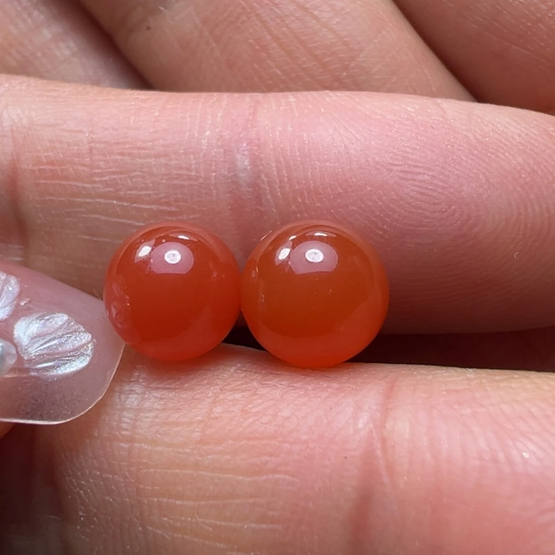 南红玛瑙未镶嵌珠子