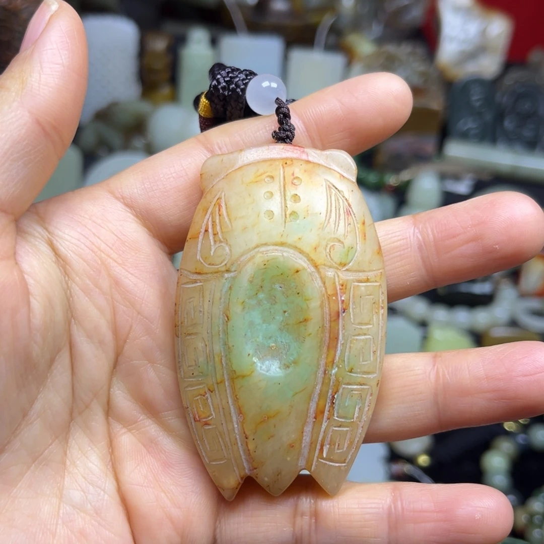 和田玉未镶嵌吊坠(不含链)