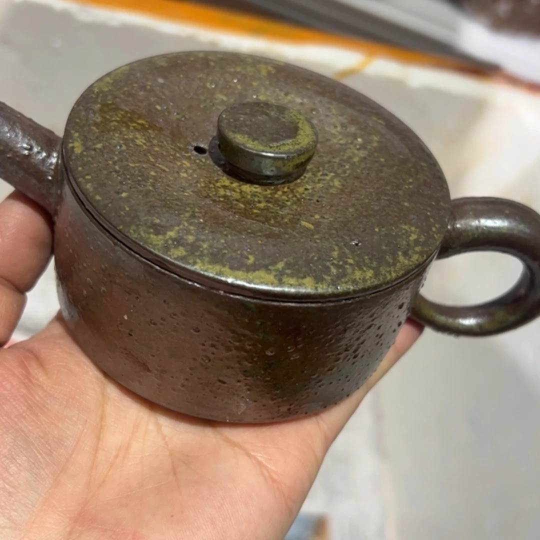 贵台龙窑柴烧茶壶167