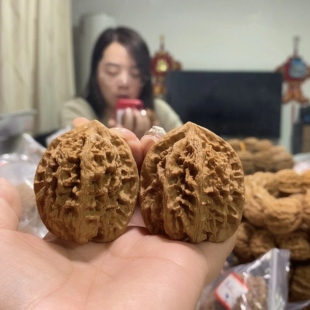 把件文玩核桃42中国大花有修