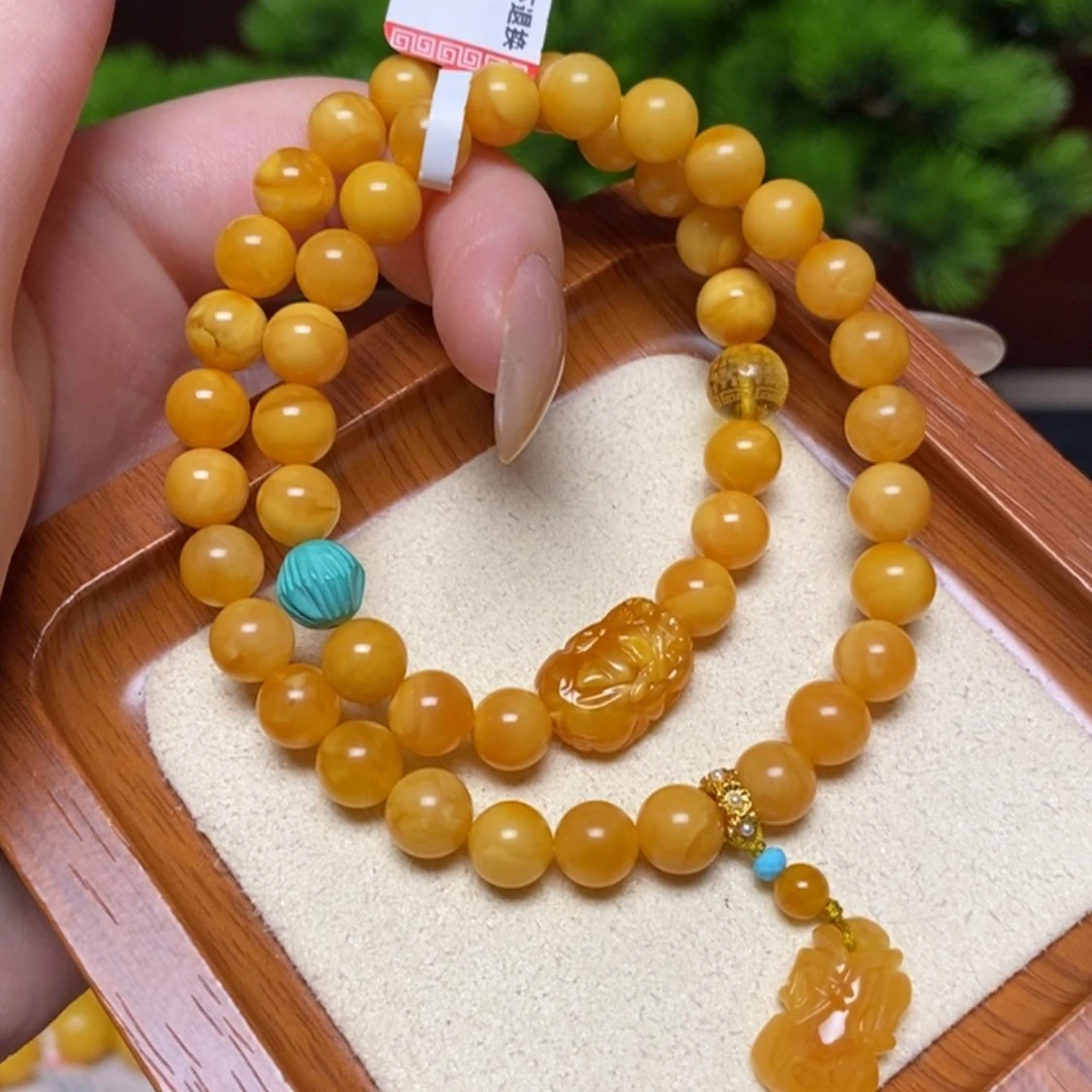 【闪购商品】未镶嵌蜜蜡手链手串