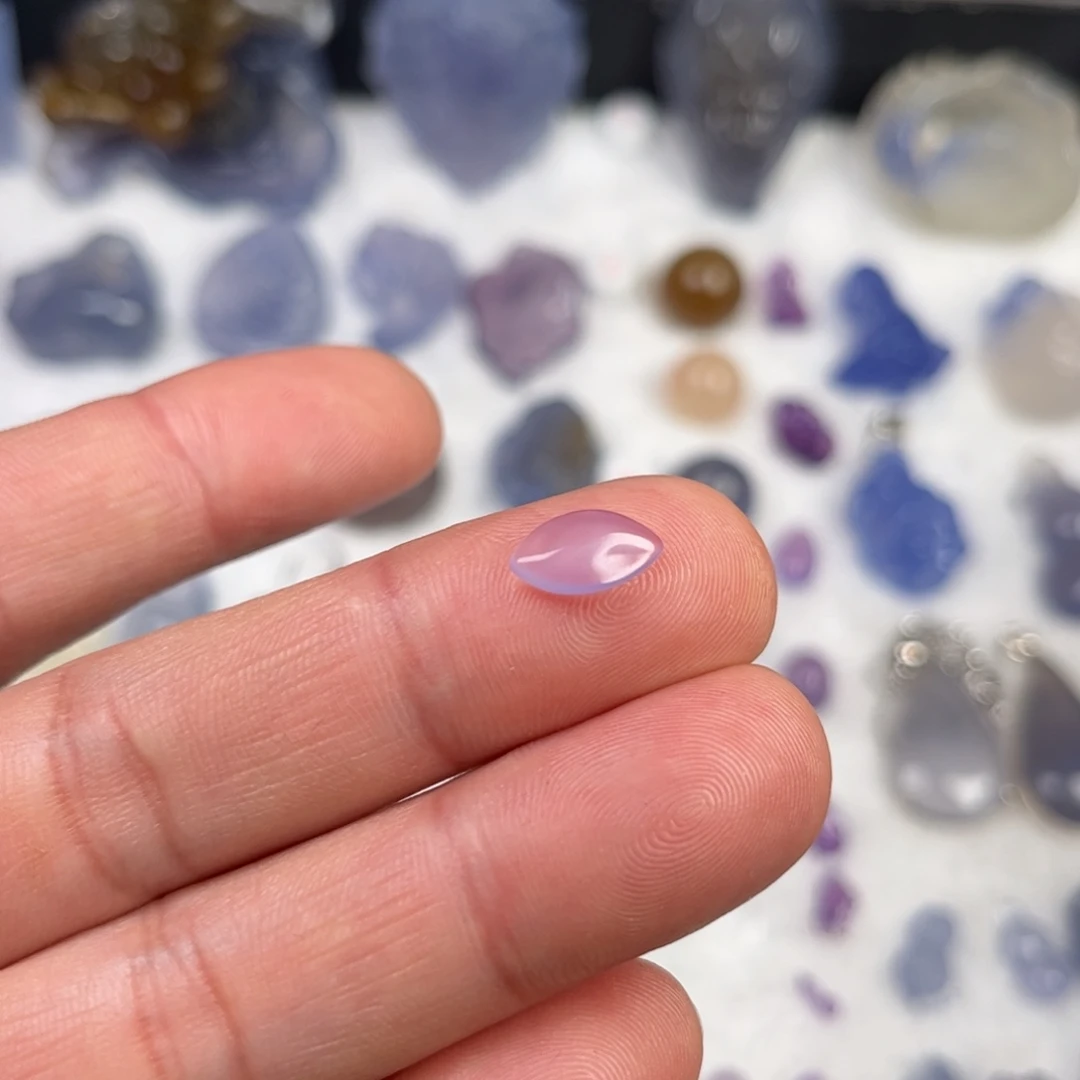 玛瑙/玉髓未镶嵌颈饰随形