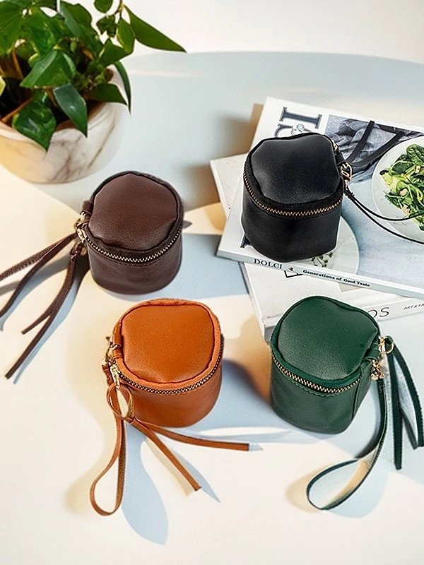 新款时尚小众零钱包收纳包女款简约银行卡卡包多功能百搭小包包