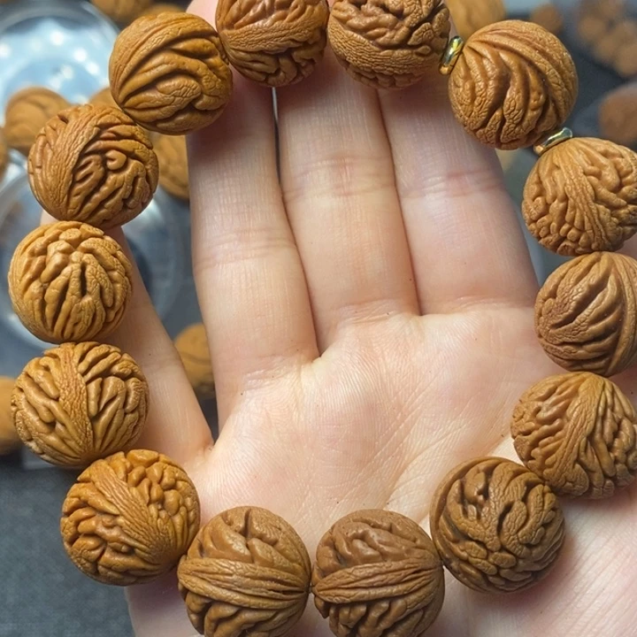 桃核吊坠秦岭山野生桃核