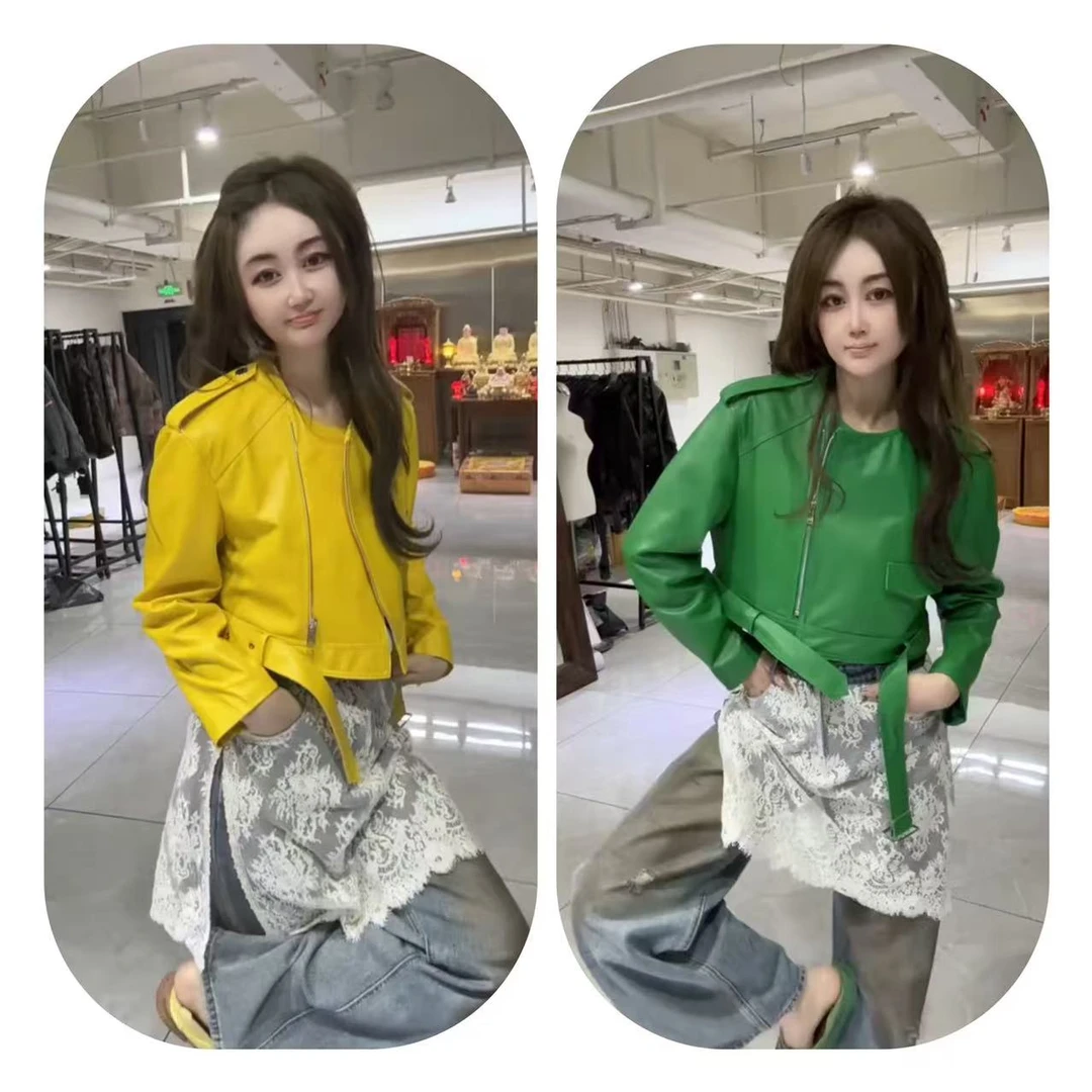 巴亚菲美MM【洋洋推荐】B8-04725新款百搭时尚潮流轻奢外套e1