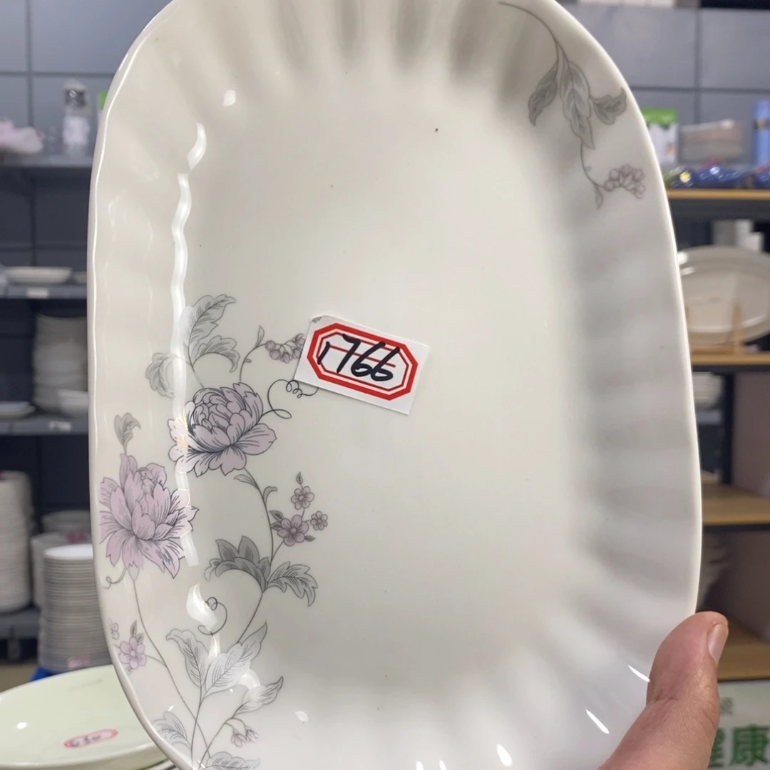 搪瓷1766号2个装12寸雅诚德鱼盘